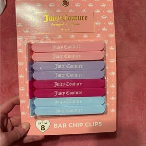 Juicy Couture Bar Chip Clips Set